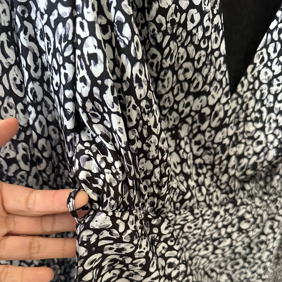 L'Academie Revolve The Joyce Mini Cocktail Dress Abstract Cheetah XS No Belt - Picture 4 of 6